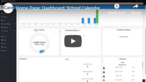Dashboard school calendar and alerts