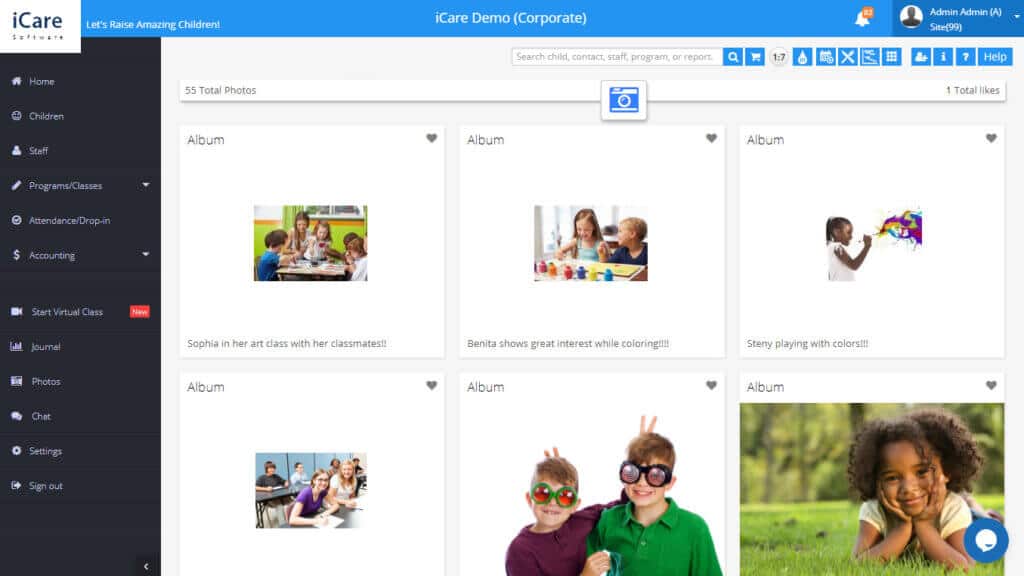iCare Childcare Management Software Gallery